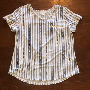 Arrow Striped Blous